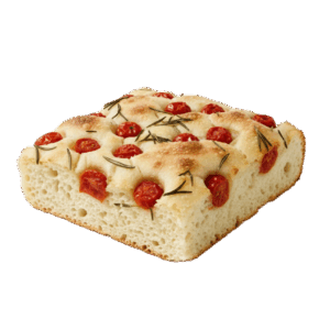Sourdough Focaccia Fresh Tomatoes and Rosemary